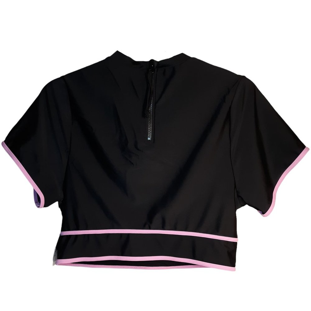 Crop Rashguard, Snake Rose 🧾 - Picture 7 of 15